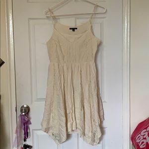 AEO Cream Floral Lace Summer Dress Sz 10